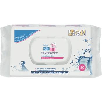Image 1 of Sebamed Бебе мокри кърпички 99% вода - 60 бр