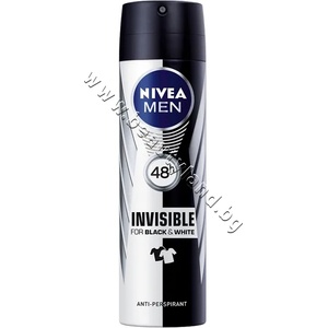 Nivea Дезодорант Nivea Men Invisible For Black & White, p/n NI-82241 - Дезодорант за мъже против изпотяване (NI-82241)