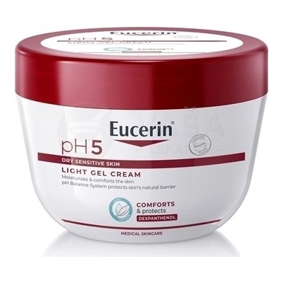 Eucerin Ľahký gélový krém pH5 ( Light Gel Cream) 350 ml