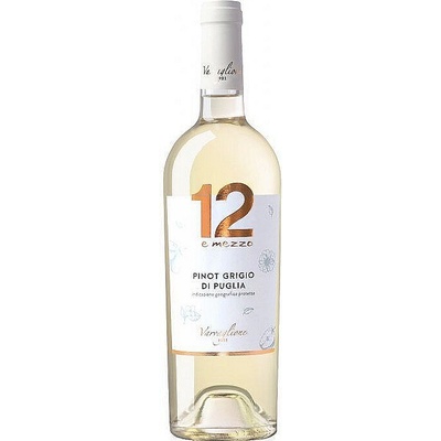Varvaglione Pinot Grigio 12 e Mezzo suché bílé 2023 12.5% 0.75 l (holá láhev)