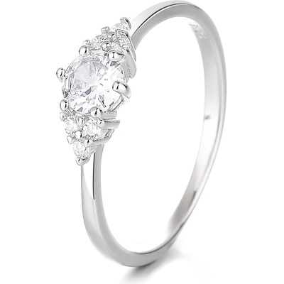 DELIS Пръстен от сребро 925, jw1334, елегантен дизайн с камък, с родиево покритие (jw1334)