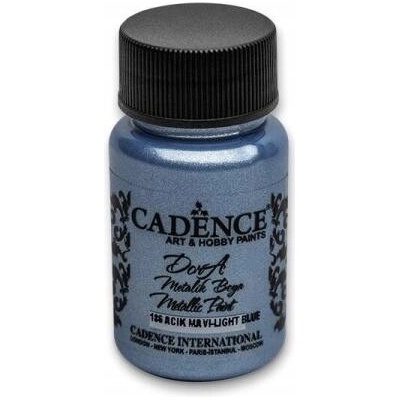 Akrylové barvy Cadence Dora Metalic světle modrá