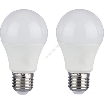 V-TAC К-кт 2x LED Димируема крушка A60 E27/9W/230V 4000K (VT2216)