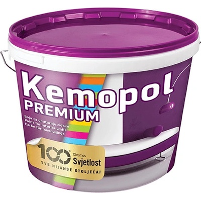 SVJETLOST KEMOPOL PREMIUM Umývateľná farba Biela 10L