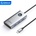 ORICO PW11-6P USB-C хъб 6-в-1 - HDMI 4K@30Hz, 3×USB-A 5Gbps, USB-C 5Gbps, USB-C PD 100W, сив (PW11-6P-GY-EP)