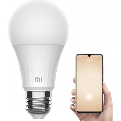 XIAOMI Mi LED Smart Bulb, WiFi SMART LED žiarovka , E27, 8W, 40-810lm, 2700K, teplá biela XMBGDP01YLK