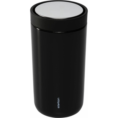 Stelton Termohrnek TO GO CLICK leskle černý 200 ml
