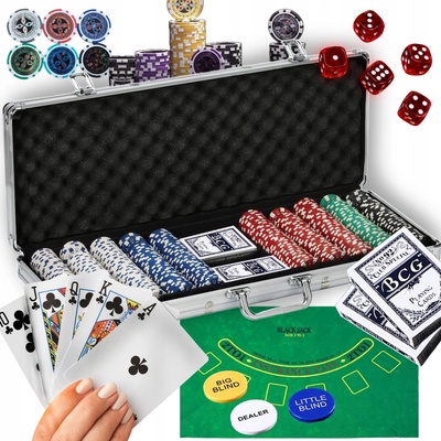 Renew Force Poker set klasický 500 žetonů