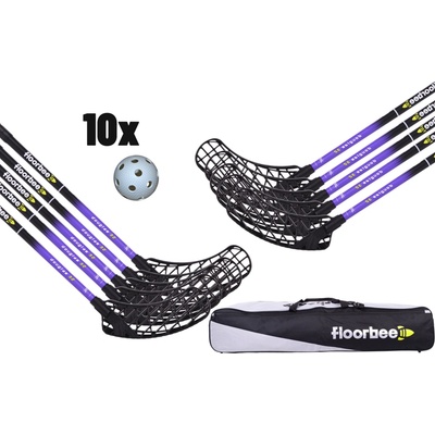 FLOORBEE Douglas 32 + Toolbag + Balls fialová 10 ks – Hledejceny.cz