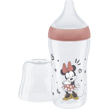 Nuk Perfect Match láhev Mickey s kontrolou teploty červená 260 ml