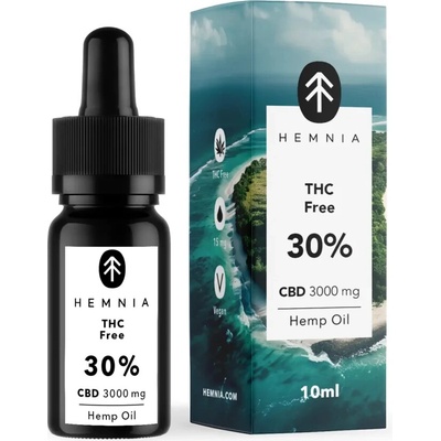 Hemnia CBD olej 30% bez THC, 3000 mg, 10 ml