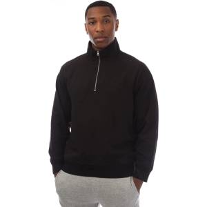 C.P. Company Поларена блуза CP Company Diagonal Raised Fleece Half-Zip Sweatshirt - Black