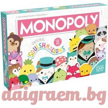 Winning Moves Настолна игра Монополи Squishmallows (WM04179)