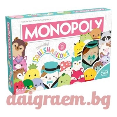 Winning Moves Настолна игра Монополи Squishmallows (WM04179)