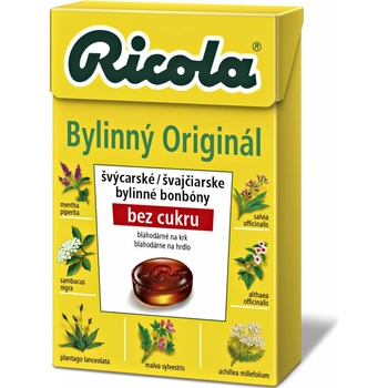 RICOLA Originální bylinná směs bez cukru, 40 g