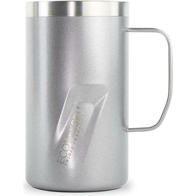 Eco Vessel Nerezový Termo půllitr na pivo s víkem Transit stříbrný 470 ml