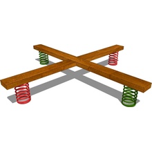 Playground System Pružinová hojdačka z agátu Križovatka