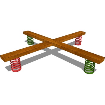 Playground System Pružinová hojdačka z agátu Križovatka
