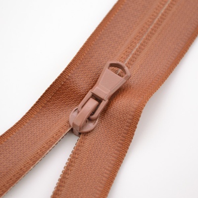 Takoy Zip Sarah voděodolný dělitelný 5mm - karamelová 80 cm