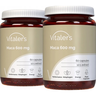 Vitaler's Maca 600 mg Libido Testosteron 60 kapslí