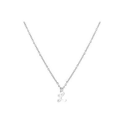 Šperky4U Ocelový náhrdelník, písmeno L OPD0339-L