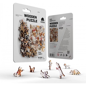 PIECEZZ Дървен пъзел Piecezz Puzzle Mini 40 куче (P1668)