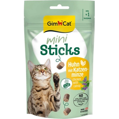 GimCat Mini Sticks kuracie mäso s mačacou mätou 50 g