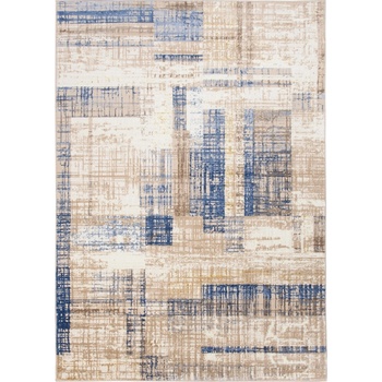 Modern Rugs Hane 649 bílý tmavě modrý