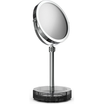 Decor Walther Козметично огледалце Kristall с антрацитна основа хром (0941794)