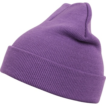 Masterdis Бийни шапка в лилав цвят MSTRDS Beanie Basic Flap purple UB-10248-00195 - Лилав, размер one size