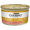 Krmivo pre mačky Gourmet GOLD losos a kura v omáčke 85 g