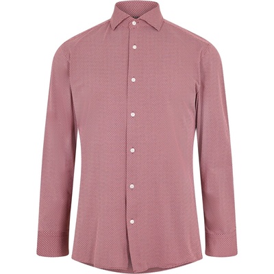 HUGO BOSS Риза с дълъг ръкав Boss Men's Long Sleeve Oxford Shirt - Open Brown