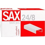 SAX Скоби sax 24/8 медни 1000 бр. /барабан 7330002000 (1-248-01)