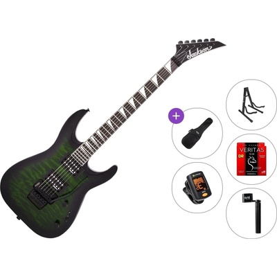 Jackson JS32Q DKA AH Standard SET Transparent Green Burst Електрическа китара