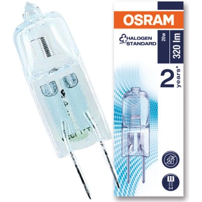 Osram žárovka halogenová G4 20W 12V 64428 do pečících trub