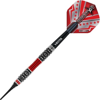 Sada soft šípok Winmau Joe Cullen Rockstar RS 1.0, 20g, 90% wolfram