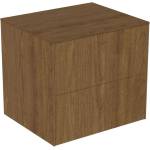 Ideal Standard Стенен шкаф Ideal Standard Atelier Conca, цвят тъмен орех, 2 чекмеджета с плот 60 см (T4321Y5)