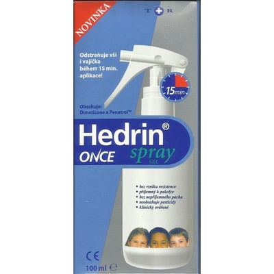 Hedrin Once spray Gel 100 ml – Zboží Mobilmania