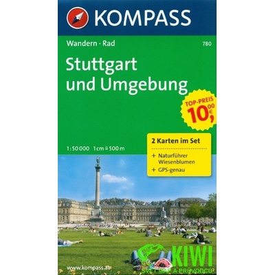 Stuttgart und Umgebung 780 ,2 mapy 1:50T NKOM