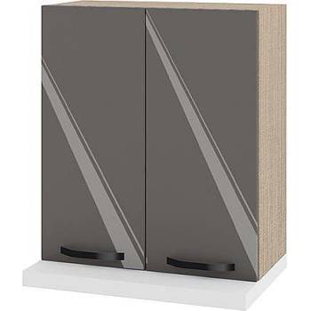 Image 1 of ИРИМ Горен кухненски шкаф за аспиратор Сити МФ-Антрацит гланц-05-13 60 см