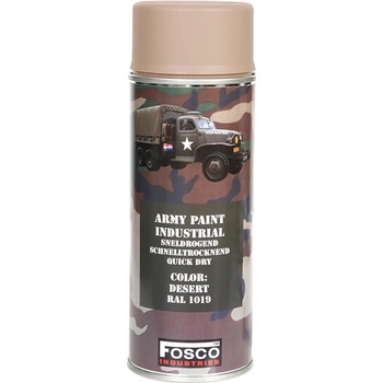 FOSCO barva Army ve spreji 400 ml RAL 1019 písková desert