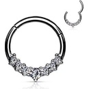 Šperky4U ocelový piercing do nosutragus helix septum NS0038ST-1208