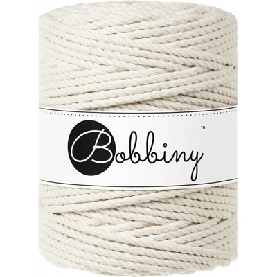 Bobbiny 3PLY Macrame Rope 5 mm 100 m Natural Špagát