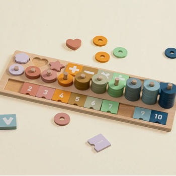 Atmosphera Dětské puzzle a počítadlo
