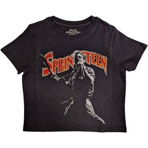 Bruce Springsteen Stage Pose Black S Дамски Риза (SPRINGCT05LB01)