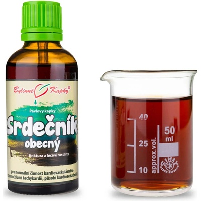 Srdečník obecný bylinné kapky 50 ml