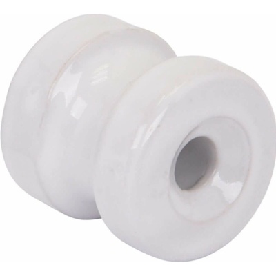 Rohový izolátor na elektrický ohradník, porcelán - 4 ks