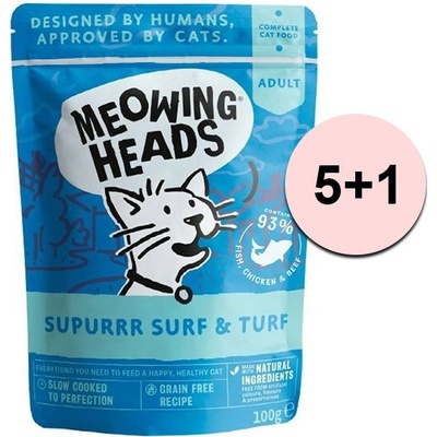 Meowing Heads Surf & Turf 100 g