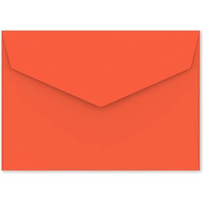 Barevné obálky samolepící - 114 x 162 mm (C6) - Červená