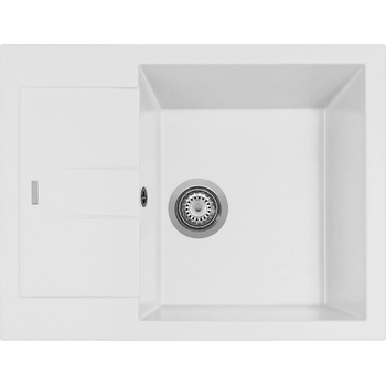 Plados Plados КУХНЕНСКА МИВКА elegance 65-10 650? 500 БЯЛА (am6510/98)